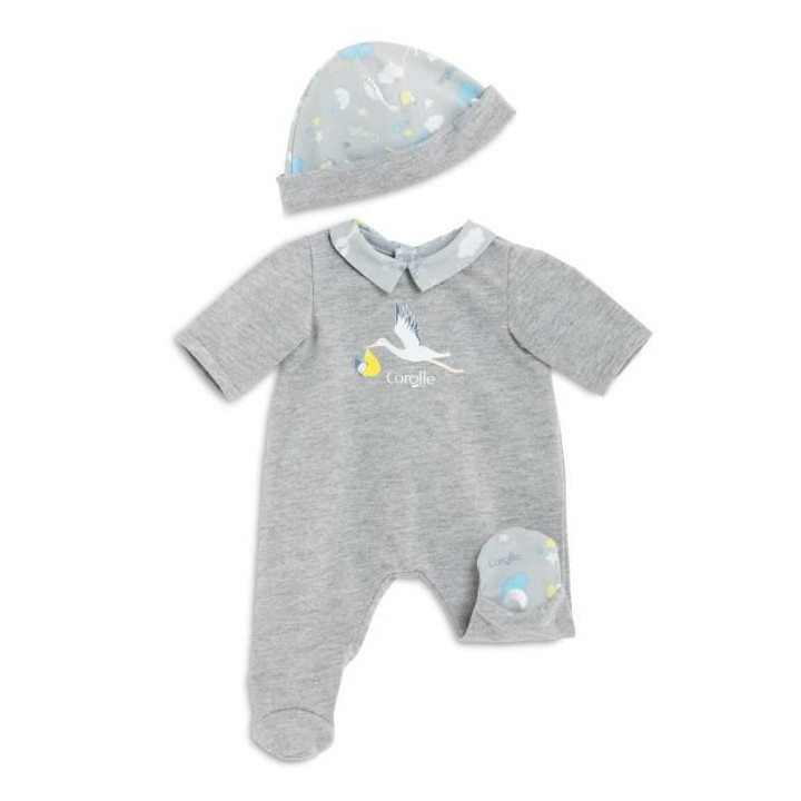 COROLLE - Pyjama de naissance -pour poupon 36cm - des 2 ans