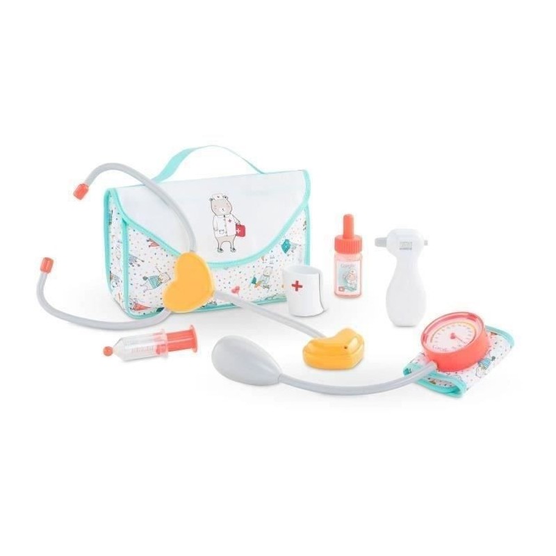 COROLLE - Grand Coffret Docteur Corail - pour Poupon - 36 et 42 cm - Des 2 ans