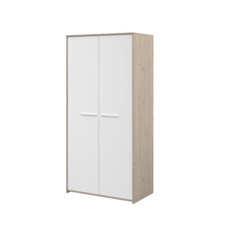 Armoire de chambre Enfant - Panneau de particules - Chene jackson et b