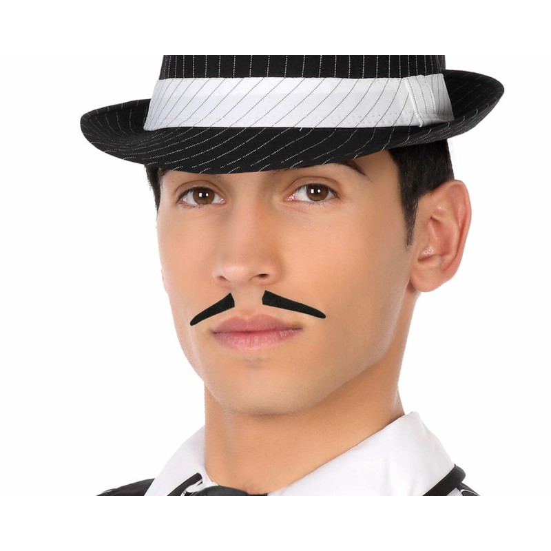 Moustache Noir Accessoires de costumes Années 20