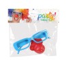 Lunettes Accessoires de costumes Bleu