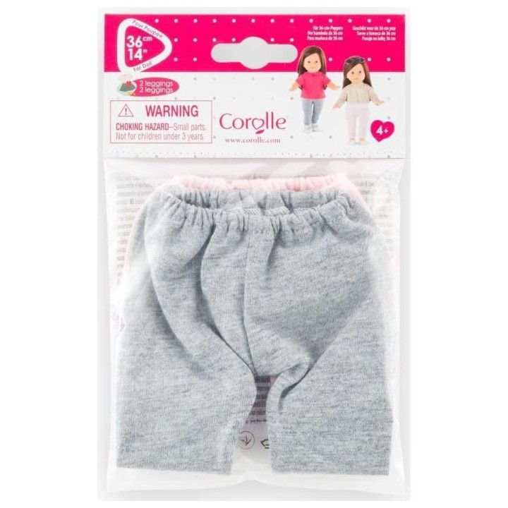 COROLLE - 2 Leggings - pour poupée Ma Corolle 36cm - Des 4 ans