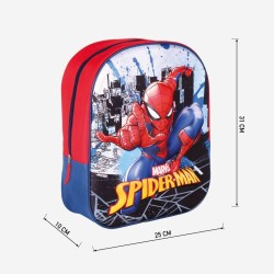 Cartable Spiderman Gris 25 x 31 x 10 cm