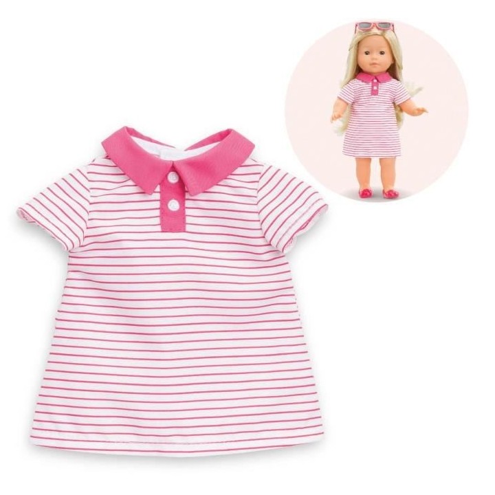 COROLLE - Robe polo rose - pour poupée Ma Corolle - Des 4 ans