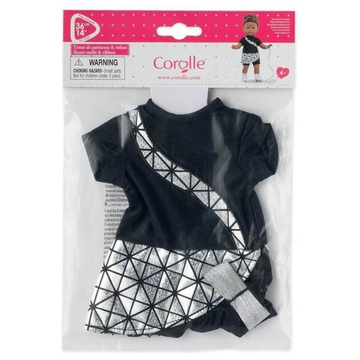 COROLLE - Tenue de patineuse et Ruban - pour poupée Ma Corolle - Des