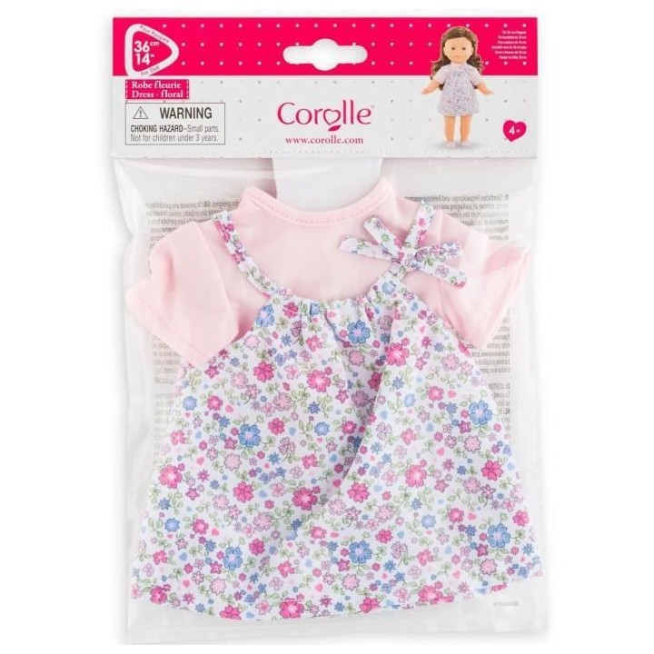 COROLLE - Robe fleurie - pour poupée Ma Corolle - des 4 ans