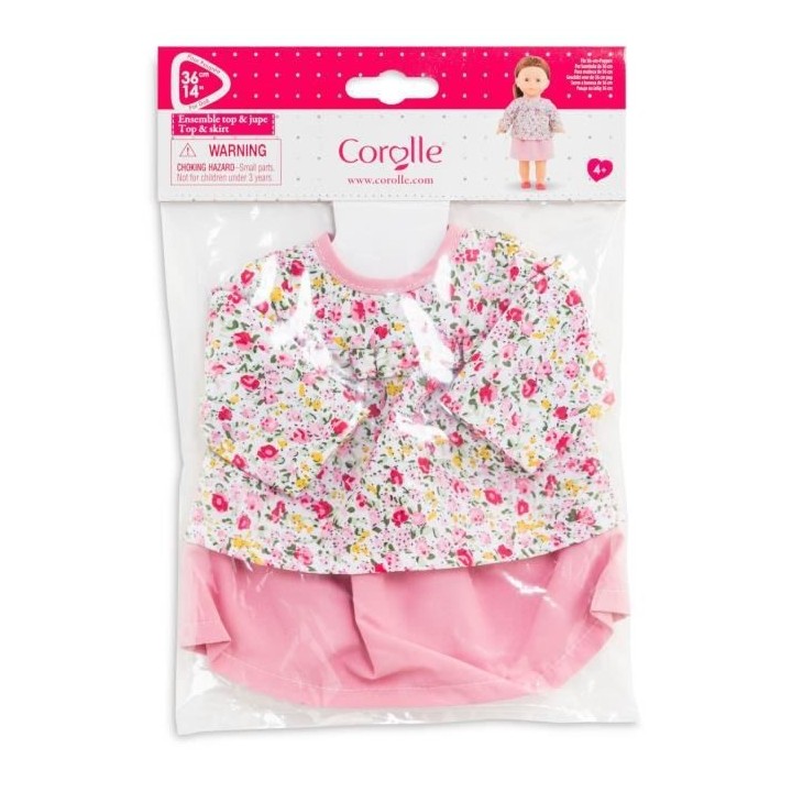 COROLLE - Ensemble Top et Jupe - pour poupée Ma Corolle - Des 4 ans