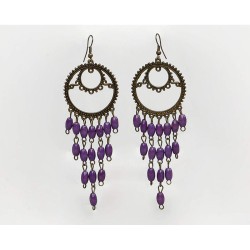 Boucles d´oreilles Violet