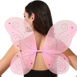 Ailes de Papillon Rose 48 X 37 cm