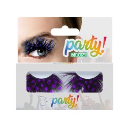 Faux cils Violet Pois