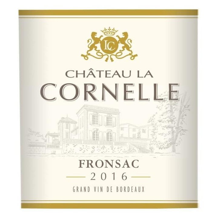 Château La Cornelle 2016 Fronsac - Vin rouge de Bordeaux