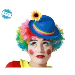 Chapeau de clown Bleu