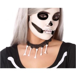 Collier Blanc Halloween Os