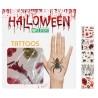 Tatouages Temporaires Halloween Multicouleur