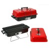 Barbecue Portable 43 x 25 x 23 cm Rouge/Noir