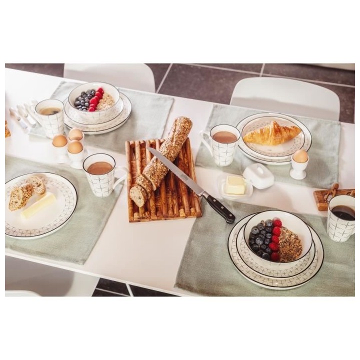 Cosy & Trendy 4960869 Planche a découper le pain- 20x37 cm-Olivier