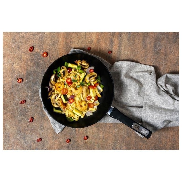 Cosy & Trendy 8494965 Wok anti adhésive en aluminium avec poignée So