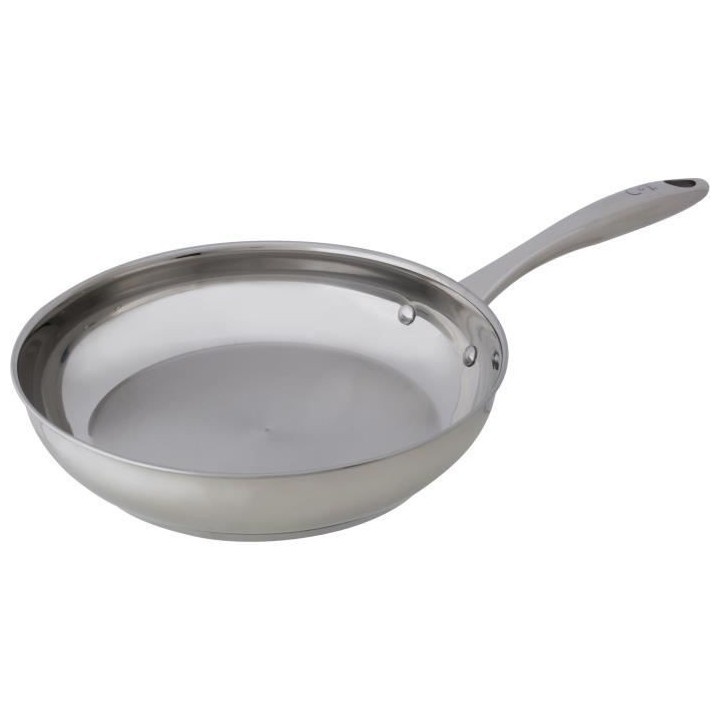 Cosy & Trendy 2803315 Poele a frire en Acier inoxydable-D 28 cm-Tous f
