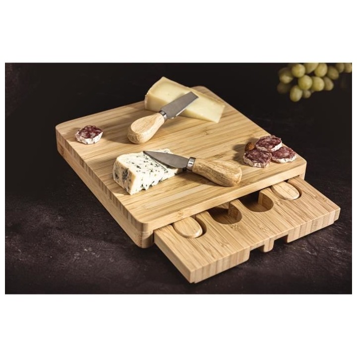 Cosy & Trendy 2665406 Planche a découper+4 accessoires a fromages-23X