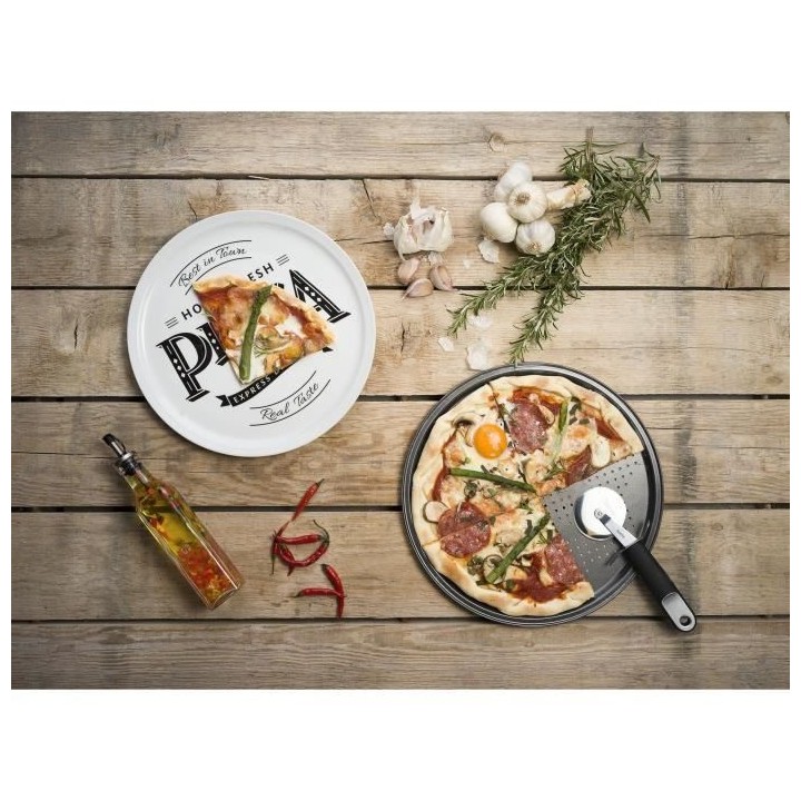 Cosy & Trendy 295772 Plaque four a trous Pizza-D35,5 Cm
