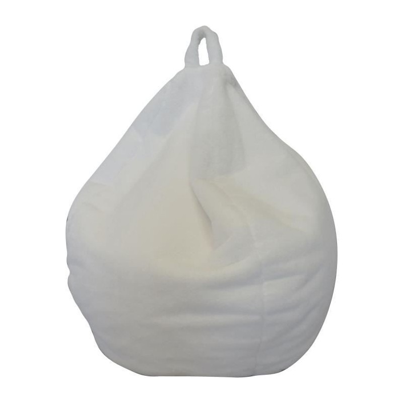 COTTON WOOD Poire Lover Fausse fourrure - D70 x H 90 cm - Blanc