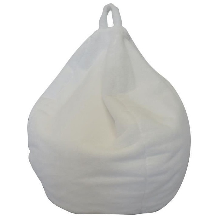 COTTON WOOD Poire Lover Fausse fourrure - D70 x H 90 cm - Blanc
