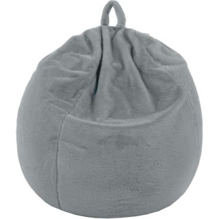 COTTON WOOD Poire Lover Fausse fourrure - D 70 x H 90 cm - Gris