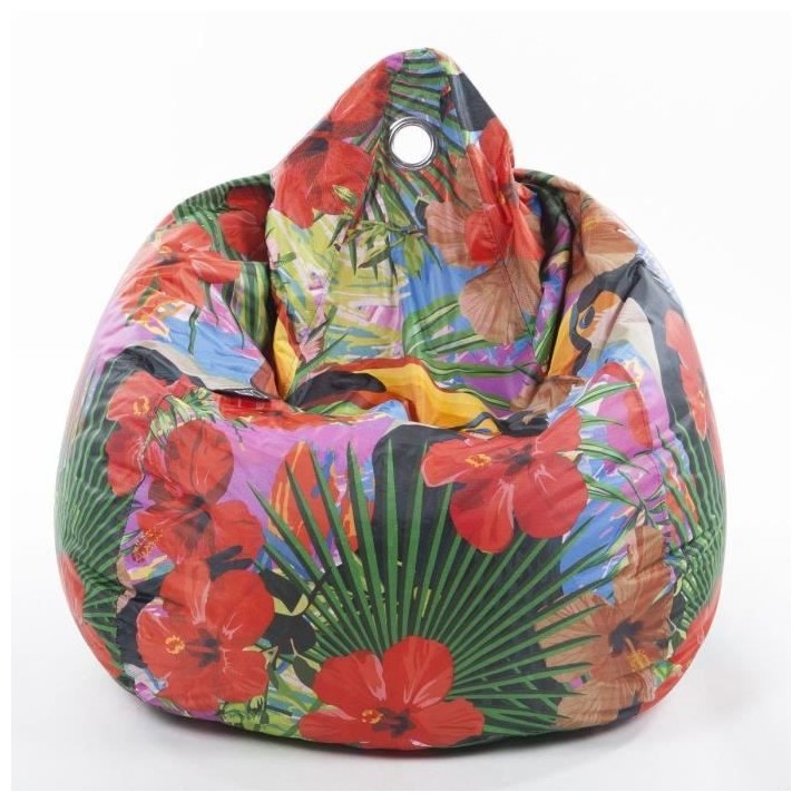 COTTON WOOD Poire imprimé Toucan - D80 x 100 cm