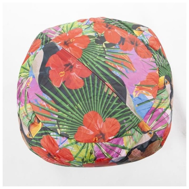 COTTON WOOD Poire imprimé Toucan - D80 x 100 cm