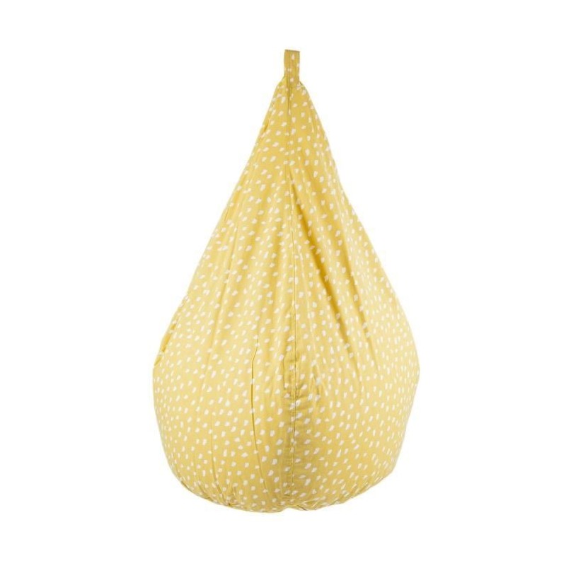 Poire Coton imprimée CHIPS - Jaune - D 75 x H 110 cm