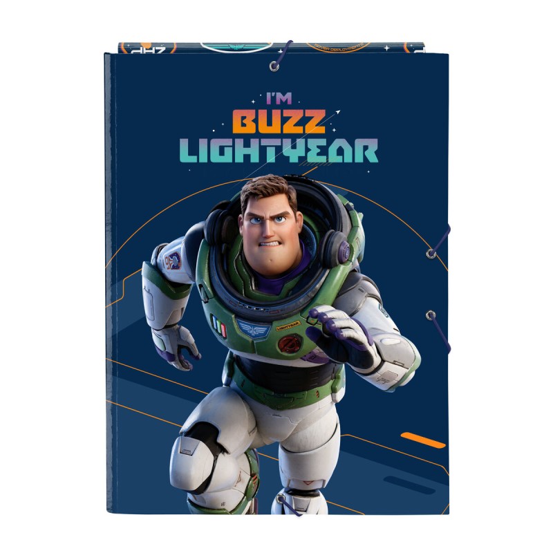 Dossier Buzz Lightyear Blue marine A4 (26 x 33.5 x 2.5 cm)