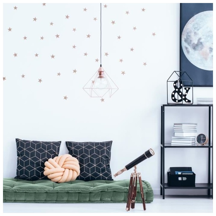 COTTON WOOD Coussin de palette - Vert bouteille - Velours - 60 x 120 x