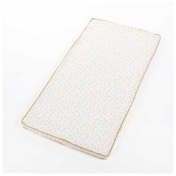 COTTON WOOD Futon Mousse déhoussable imprimé envol - 60 x 120 x 4 cm