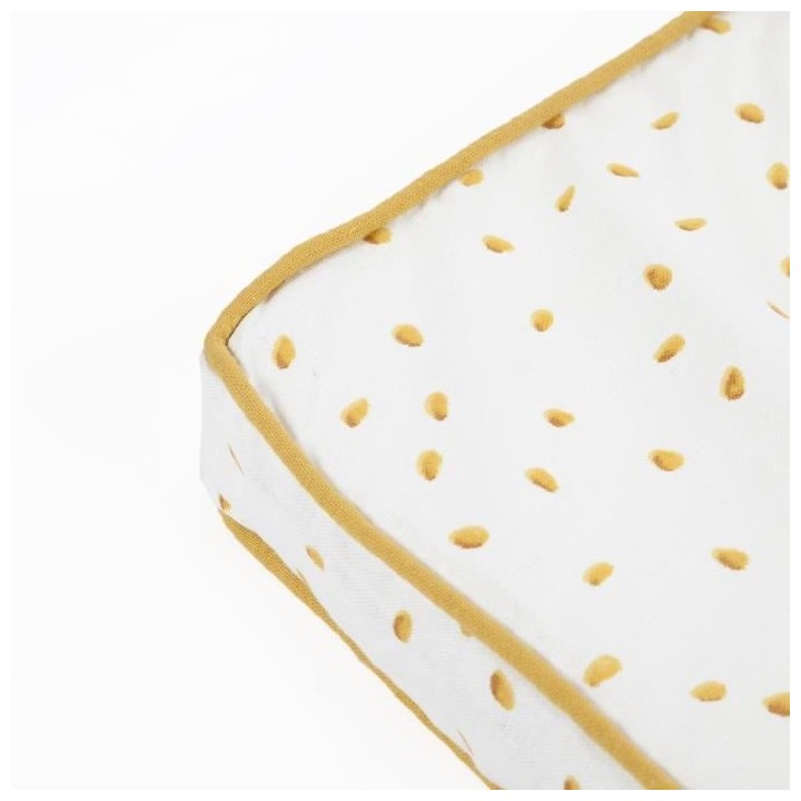 COTTON WOOD Futon Mousse déhoussable imprimé envol - 60 x 120 x 4 cm