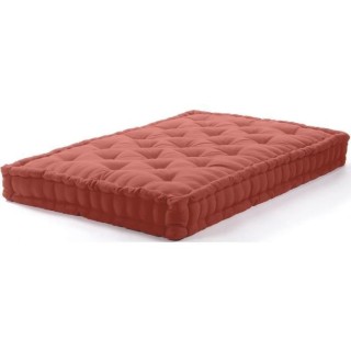 COTTON WOOD Coussin de palette uni - 100% coton - 60 x 120 x 10 cm - T