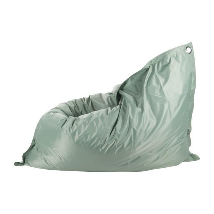 Pouf géant imperméable - Java - Toile 100% polyester - Vert sauve -
