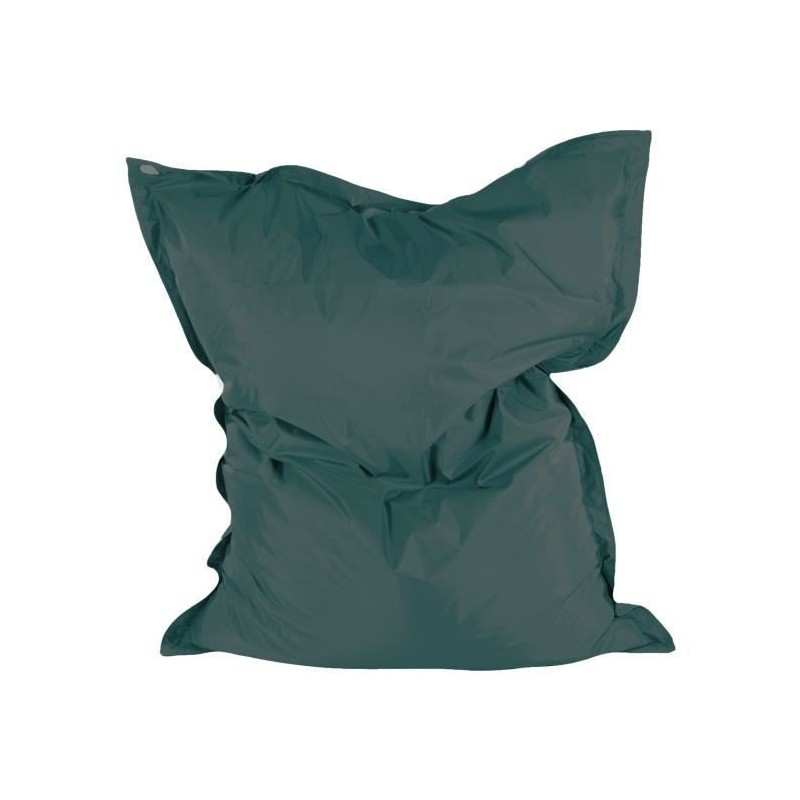 Pouf géant imperméable - Java - Toile 100% polyester - Vert emeraude - 110 x 130 cm - COTTON WOOD