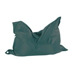 Pouf géant imperméable - Java - Toile 100% polyester - Vert emeraude - 110 x 130 cm - COTTON WOOD