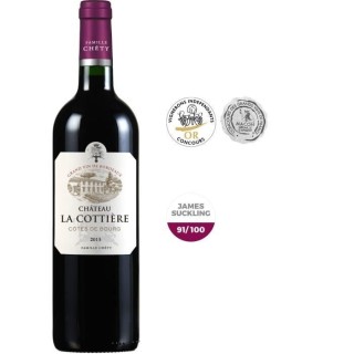 Château La Cottiere 2015 Côtes de Bourg - Vin rouge de Bordeaux