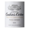 Château Couhins Lurton Vis 2016 Pessac Léognan - Vin blanc de Bordeaux