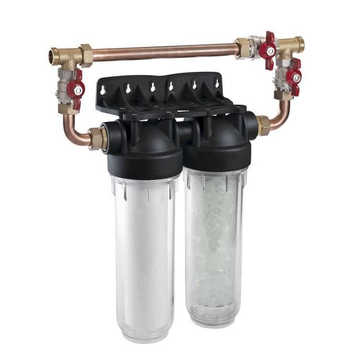 CPED Filtre duplex Pilotéphos 3 en 1 antitartre, corrosion et impuret