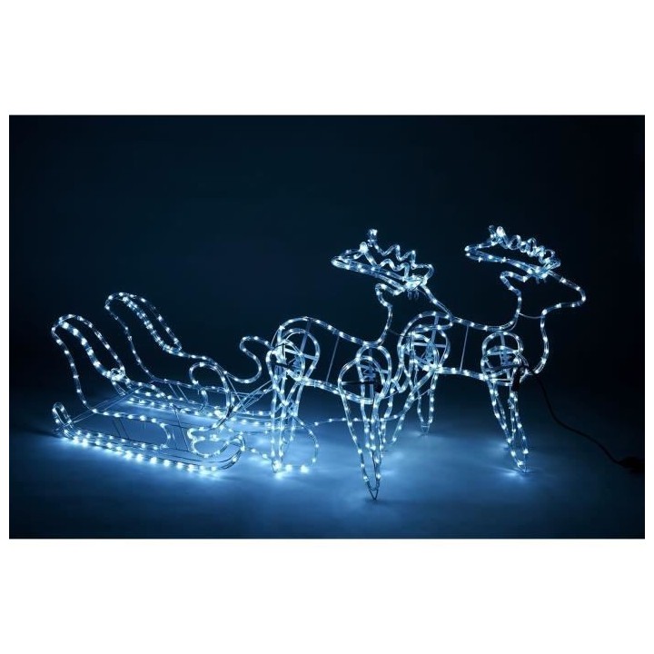 CP INTERNATIONAL 2 rennes + traineau PM - 576 LED / 48 Flash