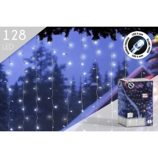 CP INTERNATIONAL Banniere - 128 LED 5mm blanc froid - L.2,1 m fil tran