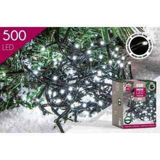 CP INTERNATIONAL Guirlande - 500 microled 3 mm blanc froid - L.30 m fi