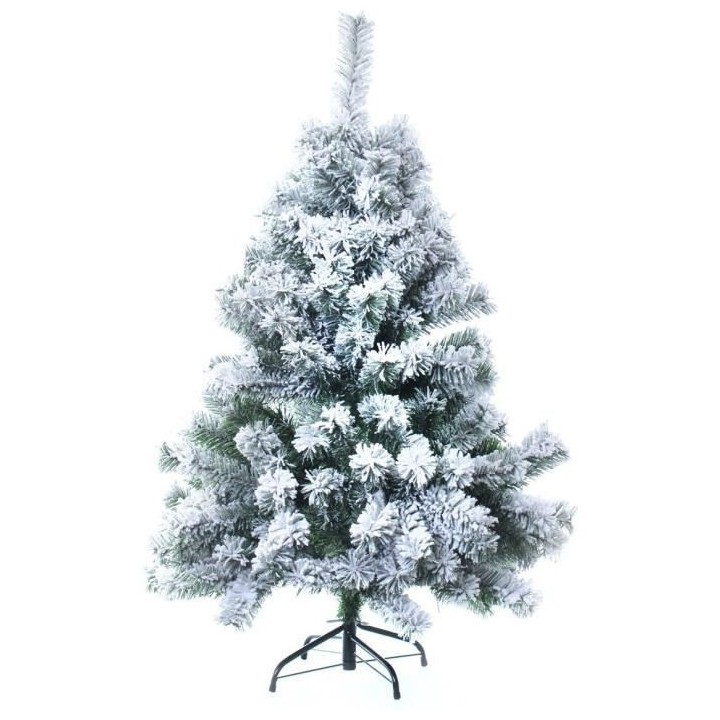 Sapin de Noël Aspen - 438 Branches - H 150 cm - Blanc