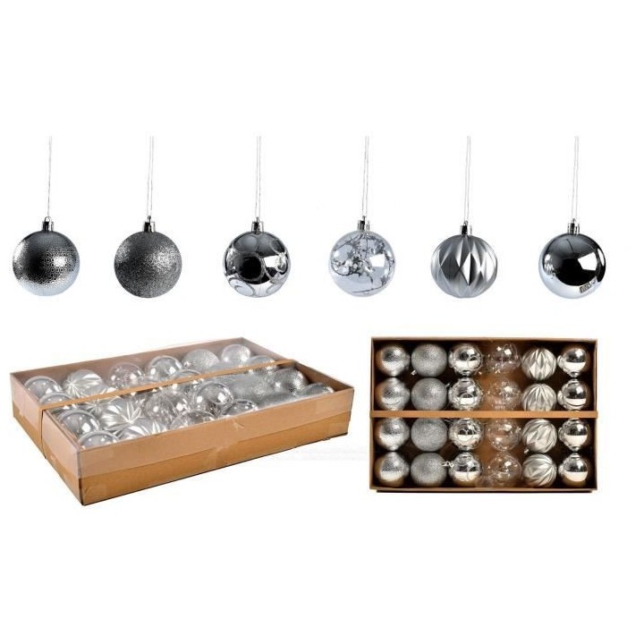 CP INTERNATIONAL Set de 24 boules - Ø6 cm