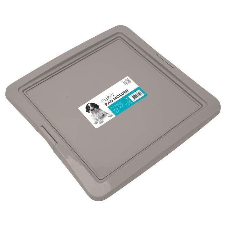 M-PETS Support Puppy Pad Holder - 62x62x4cm - Gris - Pour chiot
