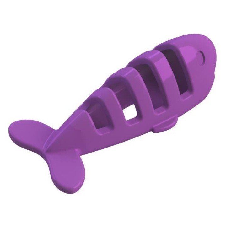 AIKIOU Jouet en forme de poisson - Violet - Pour chat