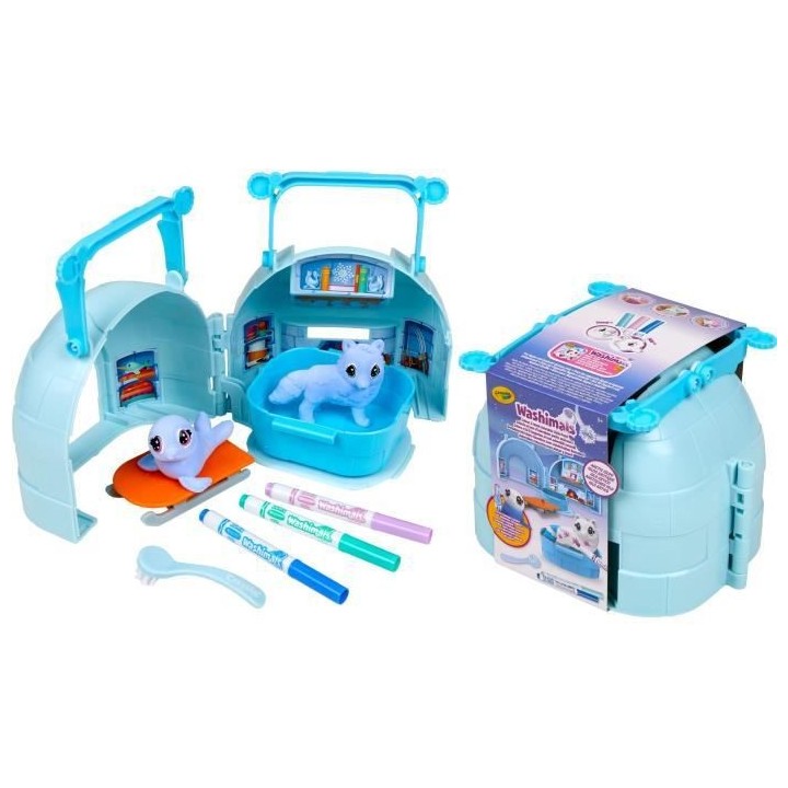 Valisette Igloo - CRAYOLA - Washimals - A partir de 3 ans