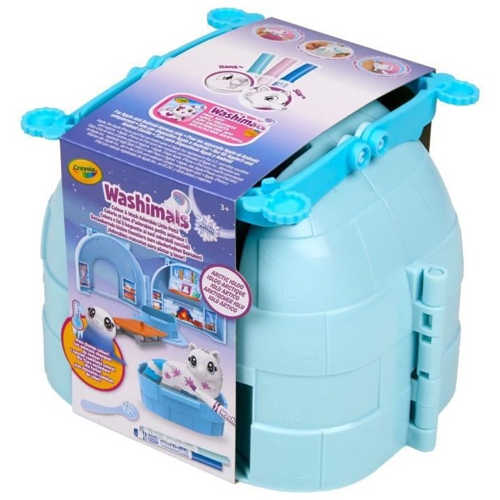Valisette Igloo - CRAYOLA - Washimals - A partir de 3 ans